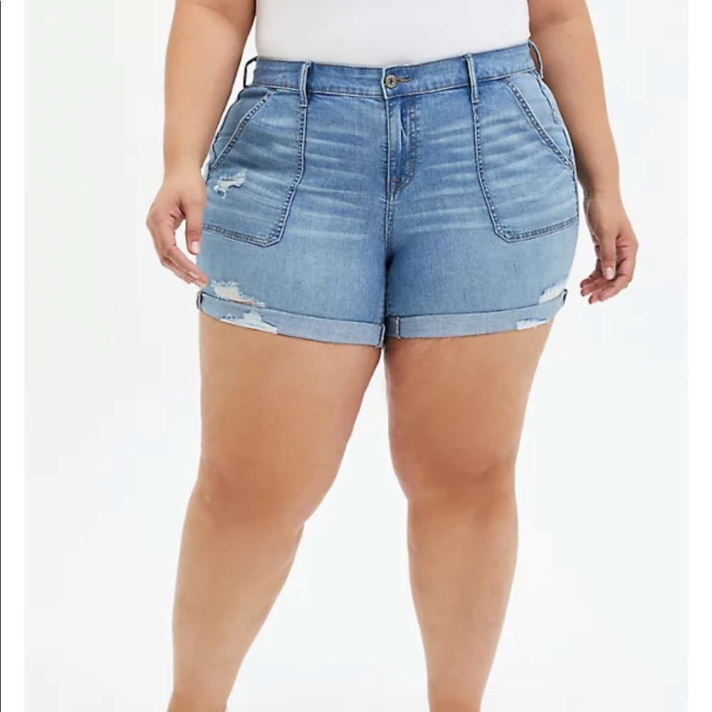 MID RISE MIDI SHORT